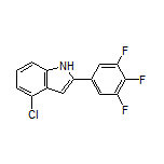 4-Chloro-2-(3,4,5-trifluorophenyl)-1H-indole