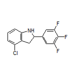 4-Chloro-2-(3,4,5-trifluorophenyl)indoline