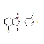 4-Chloro-2-(3,4-difluorophenyl)-3-oxo-3H-indole 1-Oxide