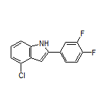 4-Chloro-2-(3,4-difluorophenyl)-1H-indole