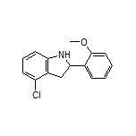 4-Chloro-2-(2-methoxyphenyl)indoline