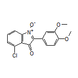 4-Chloro-2-(3,4-dimethoxyphenyl)-3-oxo-3H-indole 1-Oxide