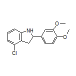 4-Chloro-2-(3,4-dimethoxyphenyl)indoline