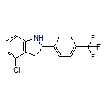 4-Chloro-2-[4-(trifluoromethyl)phenyl]indoline