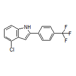 4-Chloro-2-[4-(trifluoromethyl)phenyl]-1H-indole