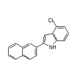 4-Chloro-2-(naphthalen-2-yl)-1H-indole