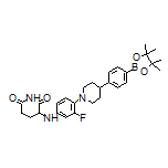 4-[1-[4-[(2,6-Dioxopiperidin-3-yl)amino]-2-fluorophenyl]piperidin-4-yl]phenylboronic Acid Pinacol Ester