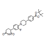4-[1-[4-(2,6-Dioxopiperidin-3-yl)-2-fluorophenyl]piperidin-4-yl]phenylboronic Acid Pinacol Ester
