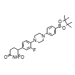 4-[4-[4-(2,6-Dioxopiperidin-3-yl)-2-fluorophenyl]piperazin-1-yl]phenylboronic Acid Pinacol Ester