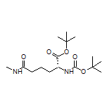 tert-Butyl (R)-2-(Boc-amino)-6-(methylamino)-6-oxohexanoate