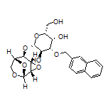 (2S,3R,4S,5S,6R)-2-[(1R,2S,4S,5R,6R)-3,8,9-Trioxatricyclo[4.2.1.02,4]nonan-5-yloxy]-6-(hydroxymethyl)-4-(naphthalen-2-ylmethoxy)tetrahydro-2H-pyran-3,5-diol