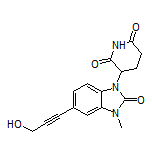 3-[5-(3-Hydroxyprop-1-yn-1-yl)-3-methyl-2-oxo-2,3-dihydro-1H-benzo[d]imidazol-1-yl]piperidine-2,6-dione