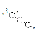 4-(4-Bromophenyl)-1-(2-fluoro-4-nitrophenyl)piperidine