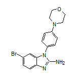 2-Amino-6-bromo-1-(4-morpholinophenyl)-1H-benzo[d]imidazole