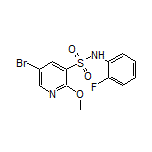 5-Bromo-N-(2-fluorophenyl)-2-methoxypyridine-3-sulfonamide