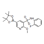 [5-[N-(2-Fluorophenyl)sulfamoyl]-6-methoxypyridin-3-yl]boronic Acid Pinacol Ester