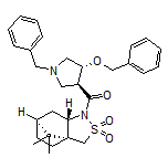[(3S,4R)-1-Benzyl-4-(benzyloxy)pyrrolidin-3-yl][(3aR,6S,7aS)-8,8-dimethyl-2,2-dioxidohexahydro-1H-3a,6-methanobenzo[c]isothiazol-1-yl]methanone