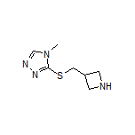 3-[(Azetidin-3-ylmethyl)thio]-4-methyl-4H-1,2,4-triazole