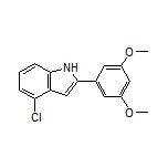 4-Chloro-2-(3,5-dimethoxyphenyl)-1H-indole