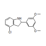 4-Chloro-2-(3,5-dimethoxyphenyl)indoline