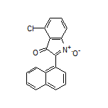 4-Chloro-2-(naphthalen-1-yl)-3-oxo-3H-indole 1-Oxide