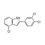 4-Chloro-2-(3,4-dichlorophenyl)-1H-indole