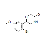 6-(2-Bromo-5-methoxyphenyl)morpholin-3-one