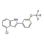 4-Chloro-2-[3-(trifluoromethoxy)phenyl]-1H-indole