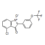 4-Chloro-3-oxo-2-[3-(trifluoromethoxy)phenyl]-3H-indole 1-Oxide