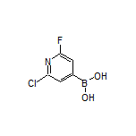 2-Chloro-6-fluoropyridine-4-boronic Acid