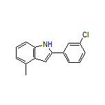 2-(3-Chlorophenyl)-4-methyl-1H-indole