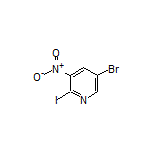 5-Bromo-2-iodo-3-nitropyridine