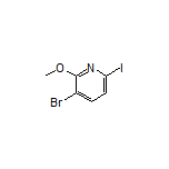 3-Bromo-6-iodo-2-methoxypyridine