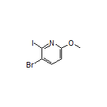 3-Bromo-2-iodo-6-methoxypyridine