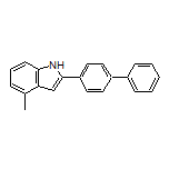2-(4-Biphenylyl)-4-methyl-1H-indole
