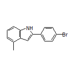 2-(4-Bromophenyl)-4-methyl-1H-indole