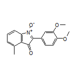 2-(3,4-Dimethoxyphenyl)-4-methyl-3-oxo-3H-indole 1-Oxide