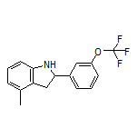 4-Methyl-2-[3-(trifluoromethoxy)phenyl]indoline