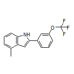 4-Methyl-2-[3-(trifluoromethoxy)phenyl]-1H-indole