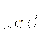 2-(3-Chlorophenyl)-5-methylindoline