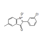 2-(3-Chlorophenyl)-5-methyl-3-oxo-3H-indole 1-Oxide