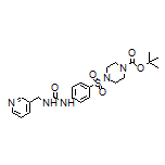 1-[4-[(4-Boc-piperazin-1-yl)sulfonyl]phenyl]-3-(pyridin-3-ylmethyl)urea