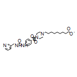 Methyl 9-[4-[[4-[3-(Pyridin-3-ylmethyl)ureido]phenyl]sulfonyl]piperazin-1-yl]nonanoate