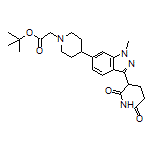 tert-Butyl 2-[4-[3-(2,6-Dioxopiperidin-3-yl)-1-methyl-1H-indazol-6-yl]piperidin-1-yl]acetate