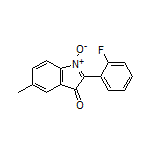 2-(2-Fluorophenyl)-5-methyl-3-oxo-3H-indole 1-Oxide
