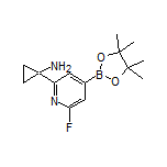 2-(1-Aminocyclopropyl)-6-fluoropyridine-4-boronic Acid Pinacol Ester