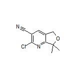 2-Chloro-7,7-dimethyl-5,7-dihydrofuro[3,4-b]pyridine-3-carbonitrile