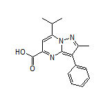 7-Isopropyl-2-methyl-3-phenylpyrazolo[1,5-a]pyrimidine-5-carboxylic Acid