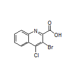 3-Bromo-4-chloroquinoline-2-carboxylic Acid