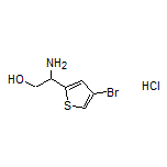 2-Amino-2-(4-bromothiophen-2-yl)ethan-1-ol Hydrochloride
